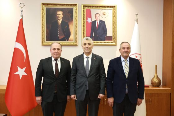 Belediye Başkanımız Turgay Ataselim Ticaret Bakanı Prof. Dr. Ömer Bolat’ı Ziyaret Etti