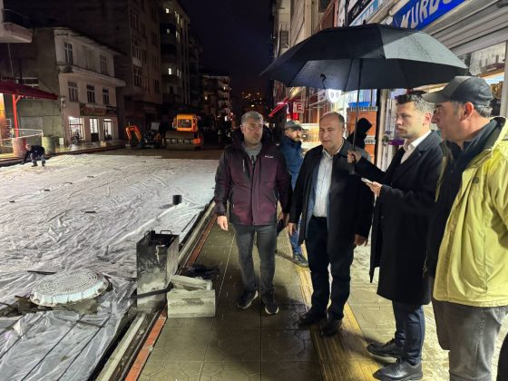 Fevzi Çakmak Caddesi’nde Yol ve Yaya Kaldırım Çalışmaları Aralıksız Sürüyor